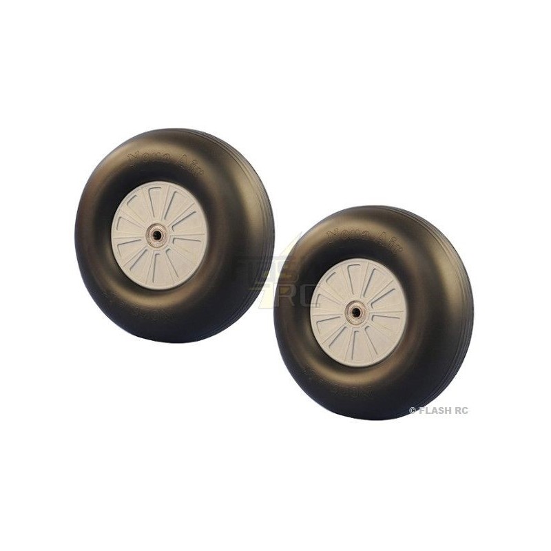 Pair of NoNa wheels Ø175x55mm + bearings