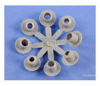 Pair of NoNa wheels Ø55x21mm