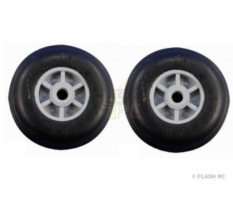 Pair of NoNa wheels Ø75x22mm