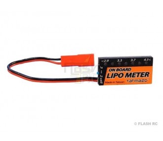 Lipo 2S-3S voltmeter to be carried on board