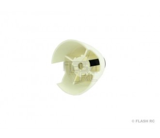 Cone plastique blanc dia.60mm - KAVAN