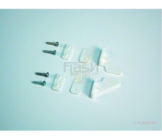 Horns for Small Planes L20mm dia. holes 0.8mm (2 pcs) - KAVAN