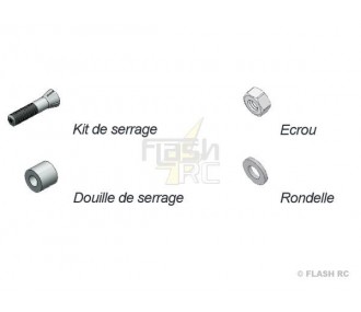 224311 - Adaptador de hélice 5mm / 8mm Extra 300 S / FUNCUB XL