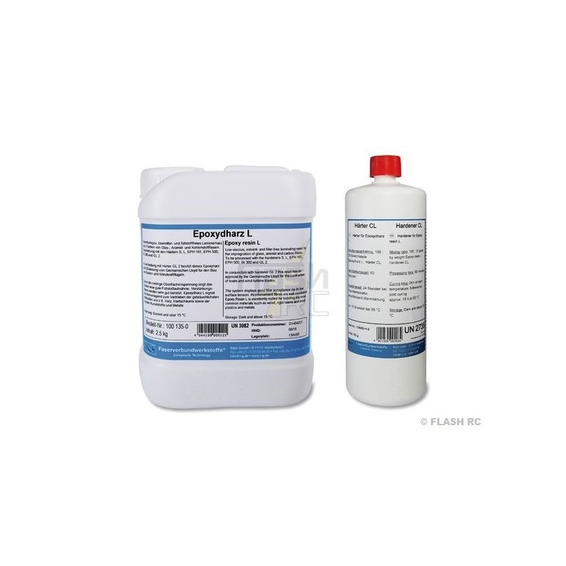 Resina epossidica L + indurente CL (60min) R&G 930g