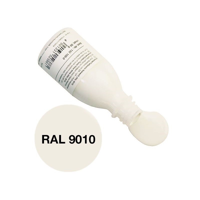 Pure white epoxy coloring paste (RAL 9010) 50g R&G