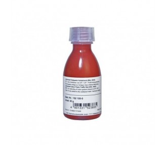 Pâte époxy colorante rouge trafic (RAL 3020) 50g R&G