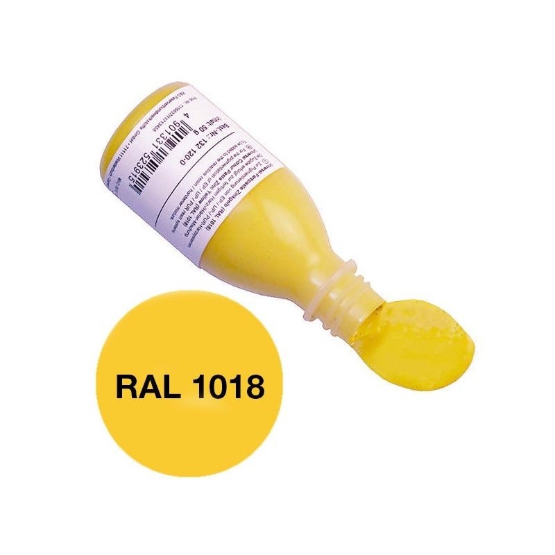 Pâte époxy colorante jaune (RAL 1018) 50g R&G