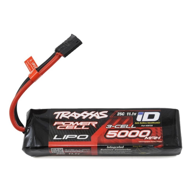 Batteries voitures et bateaux RC - Traxxas Batterie Lipo 11.1V 3S 5000mAh  ID 2872X - FLASH RC