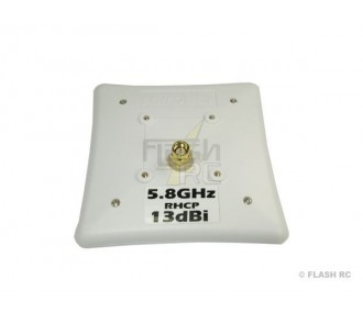 Rx Patch LHCP 13dBi 5.8Ghz SpiroNET SMA male antenna - Immersion RC