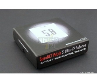 SpiroNET SMA macho 13dBi 5.8Ghz Rx Patch Antena - Inmersión RC