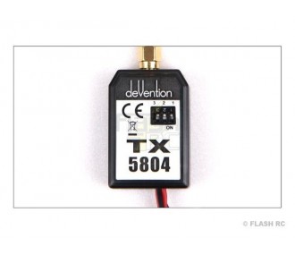 Walkera 5.8Ghz 25mW 8CH TX5804 transmisor de vídeo (DEVO F4/F7)