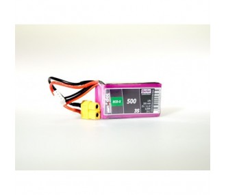 Batterie Lipo Hacker TopFuel Eco-X 3S 11.1V 500mAh 25C Prise XT60