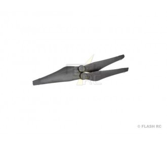 Pair of carbon reinforced propellers 13x4.5' Quick Release Rotor black DJI