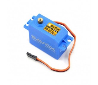 Servo numérique standard étanche Savox SW-0230MG (60g, 8kg.cm, 0.13s/60°)