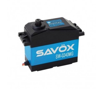 Savox SW-0240MG servo digital monstruo impermeable (200g, 35kg.cm, 0.15s/60°)