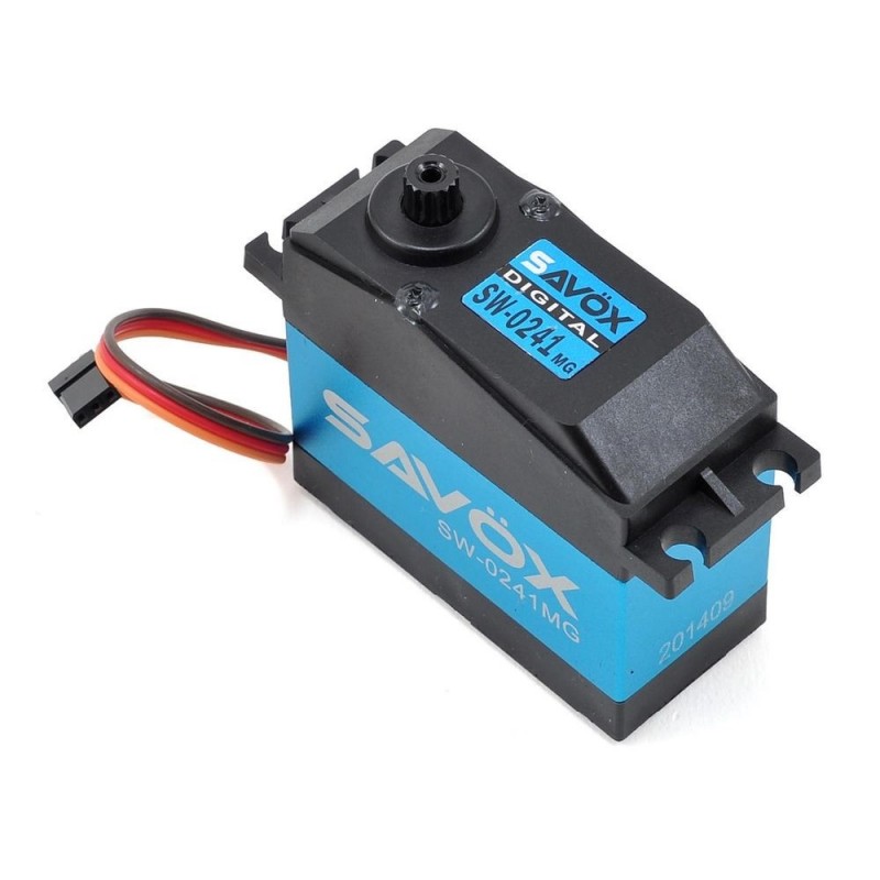 Savox SW-0241MG servo digital monstruo impermeable (200g, 40kg.cm, 0.17s/60°)