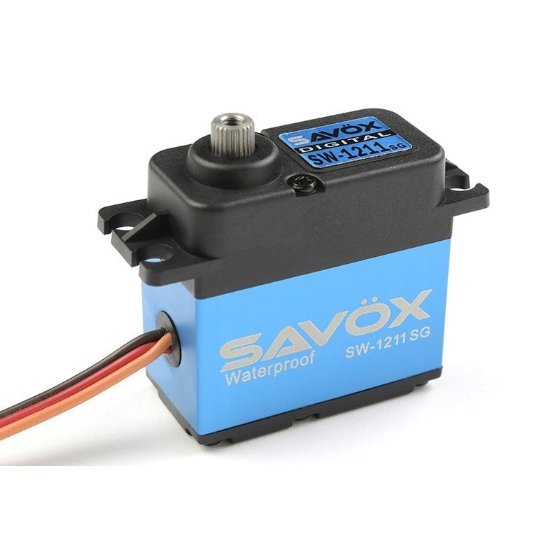 Savox SW-1211SG servo digital estanco estándar (71g, 15kg.cm, 0.10s/60°)