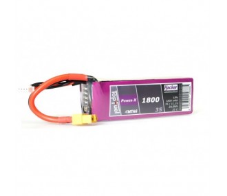 Batterie Lipo Hacker TopFuel Power-X MTAG 3S 11.1V 1800mAh 35C Prise XT60