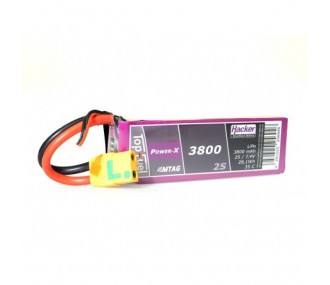 Lipo Battery Hacker TopFuel Power-X MTAG 2S 7.4V 3800mAh 35C XT90S socket