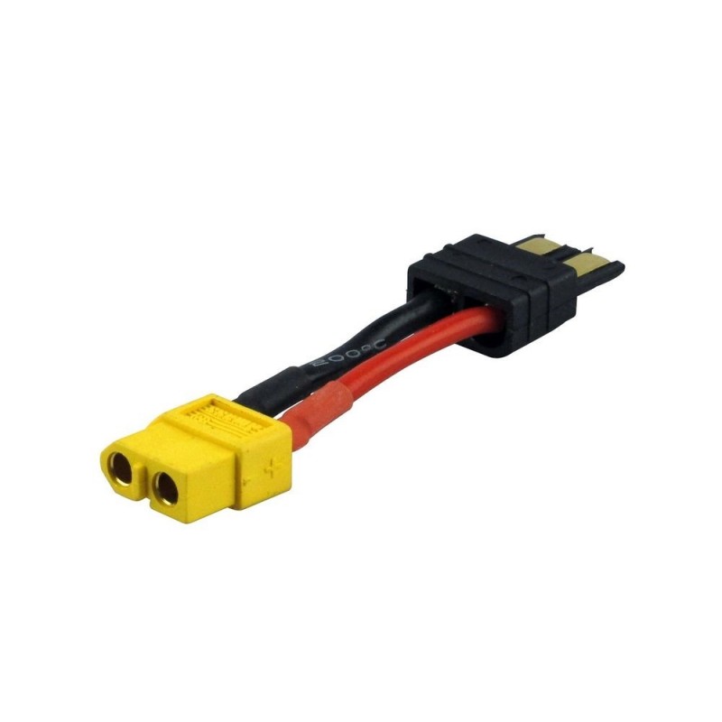 Adaptateur XT60 femelle  Traxxas male - Amass