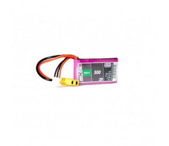 Batterie Lipo Hacker TopFuel Eco-X 2S 7.4V 500mAh 25C Prise XT60