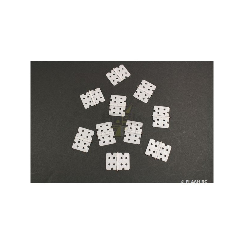 Charnières Plates 21x15mm  (10 pcs) Multiplex