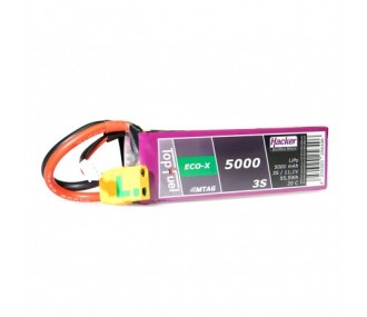 Batterie Lipo Hacker TopFuel Eco-X MTAG 3S 11.1V 5000mAh 20C Prise XT90S