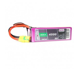 Batterie Lipo Hacker TopFuel Eco-X MTAG 5S 18.5V 4500mAh 20C Prise XT90S