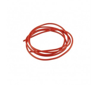 Cable de silicona 0,75mm² rojo - 1m Amass