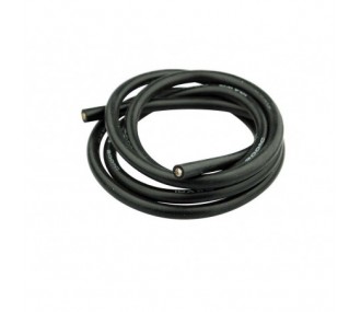 Cable de silicona 6mm² Negro - 1m Amass
