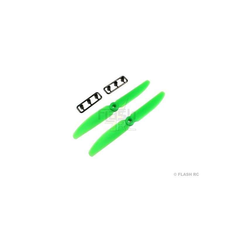 Hélice SF 5x4'R verde (2pc) Gemfan
