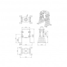 Metal motor frame