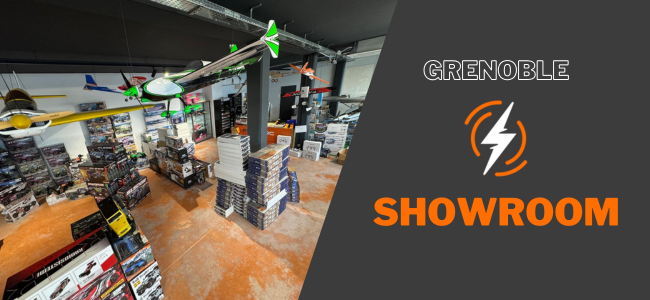 Showroom RC e Flash Shop a Grenoble (Francia)- Aerei, elicotteri e auto RC